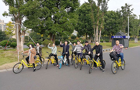 葭月清朗，錢塘江騎行強體魄