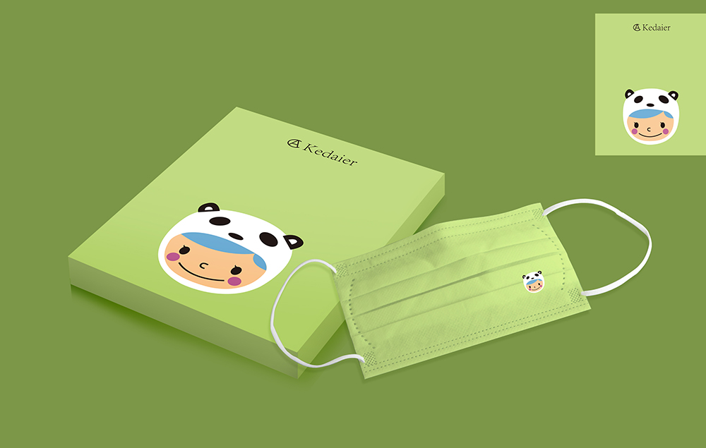 一次性口罩包裝設計圖形也是表達產品屬性的重要因素