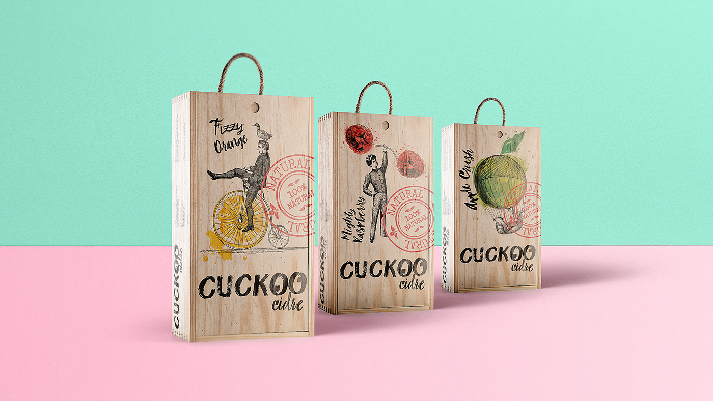 水果酒禮盒包裝設計