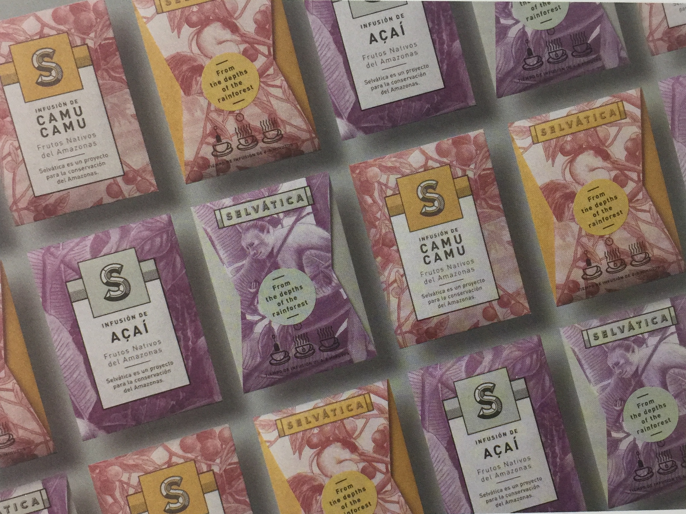 來自熱帶雨林的果茶飲品包裝設(shè)計(jì)