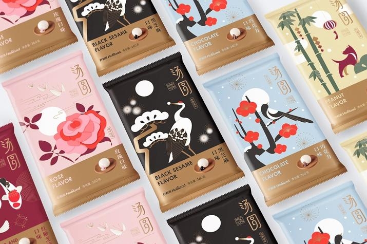 驚艷四座的國(guó)風(fēng)之美，中式湯圓包裝設(shè)計(jì)