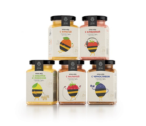 可愛到飛起的小水果？俏皮蜂蜜漿果包裝設計