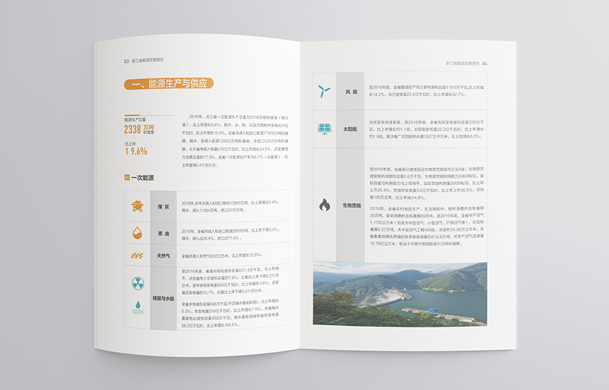 浙江能源局畫冊設計