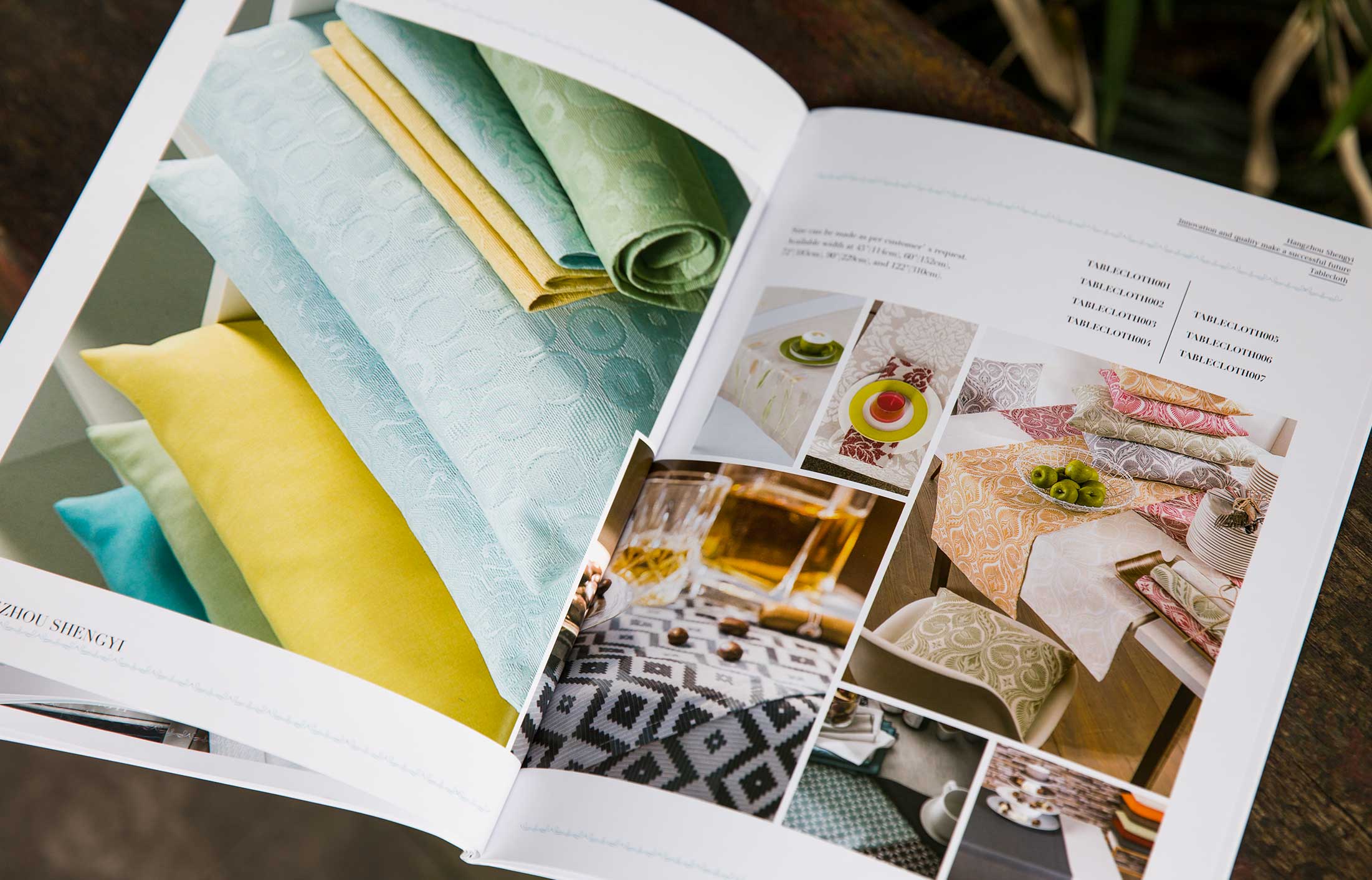 圣儀紡織產品冊