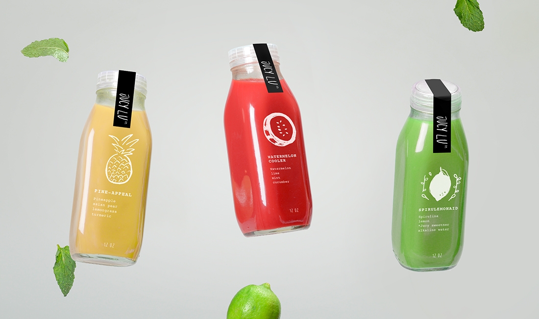 冷榨果汁和健康食品行業(yè)的品牌包裝設(shè)計